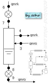 1種冷凍学識平成13年度問1中間冷却器の図