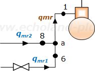 2台の蒸発器a点の熱収支 解説用