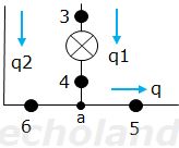 混合点aのヒートバランス説明図