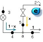 ホットガスバイパス容量制御「全負荷時」の概略図
