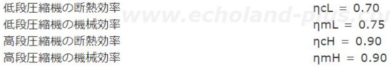 機械効率、断熱効率＠訂正前