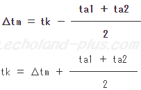 Δtmとtkの式