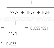 H29年度問3（4）のK’計算式（途中から）
