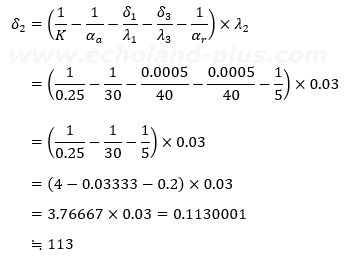 第一種冷凍機械責任者試験問3の（2）K＝の式変形に数値代入して