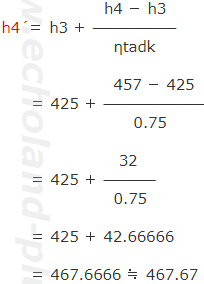 h4´を求める式。数値代入