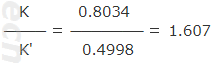 k / k'の式1