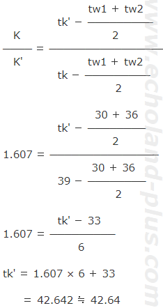 k / k'の式2