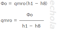 Φoとqmroの基本式