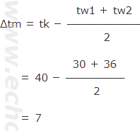 Δtmを求める