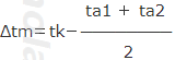 水冷Δtmの公式