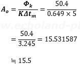 Ao求める式に数値代入