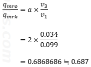 比qmro/qmrkその2へ数値代入。
