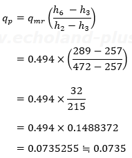 容量制御時のa点熱収支式最終に数値代入