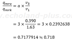 比qmro／qmrkその2へ数値代入。