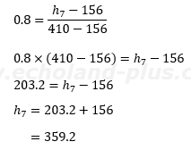 乾き度x7式へ数値代入