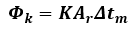 ここでΦkは、