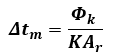 よって、Δtmは