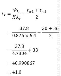 では、数値代入してtkを、