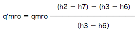 qmro'・qmro・hの式