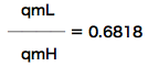 qmL / qmhの（4）式