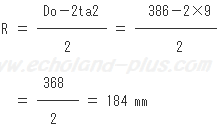 1種冷凍学識平成26年度問5 半球系鏡板の半径R求める