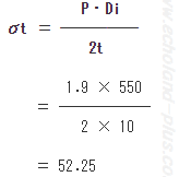 必要さ厚さtaの式