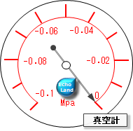 圧力計「真空計」概略図