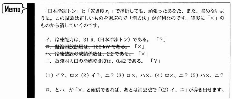 2種冷凍機械責任者試験精選問題集：最後の最後に消去法